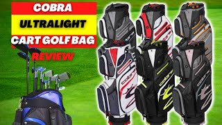 COBRA ULTRALIGHT CART GOLF BAG REVIEW 2023 NEW GOLF STAND BAG  IS THE BEST GOLF BAG FOR CARTS [upl. by Sheryl]