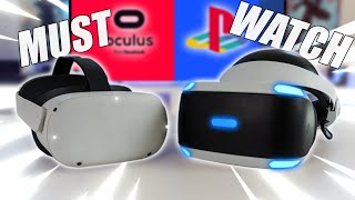 Oculus Quest 2 VS PSVR  Same Price BIG DIFFERENCE [upl. by Ahsiken]