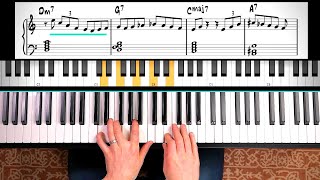 HOW TO BUILD CHORDS IN FOURTHS Jazz Piano Lesson [upl. by Odnuges]