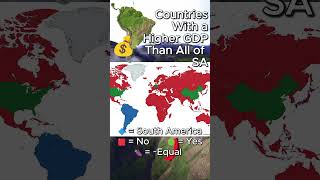 4T Countries with a higher GDP than all of South America [upl. by Ecaroh]