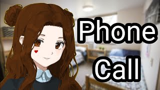 ASMR Roleplay Phone Call  Calling To Chat F4M DDLG ASMR BLCK SCRN Girlfriend [upl. by Camile]