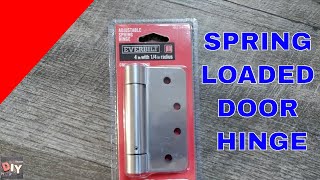 How to install a Spring Loaded Door Hinge [upl. by Raskind703]