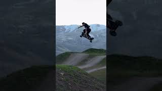 The snow is starting to melt… mountainboard snowboarding [upl. by Brenner]