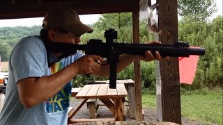 Spikes Tactical Brown Recluse Integrally Suppressed 9mm AR [upl. by Payne]