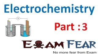 Chemistry Electrochemistry part 3 Concepts Reactivity series CBSE class 12 XII [upl. by Skurnik]