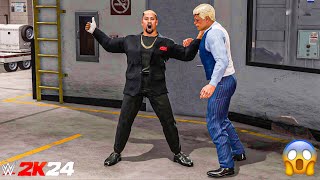 Solo Sikoa Attacks Cody Rhodes Backstage  Shocking WWE Moment [upl. by Asiral]