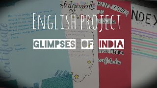 English Project on Glimpses of India  Class 10 english [upl. by Ahmar]