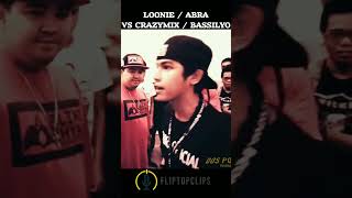 Part 18  Loonie  Abra vs Crazymix  Bassilyo loonie abra fliptopbattleleague rap fliptopclips [upl. by Peadar]