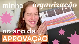 ORGANIZAÇÃO e ROTINA no ano que PASSEI em MEDICINA  dicas para você se ORGANIZAR para o VESTIBULAR [upl. by Latoniah]