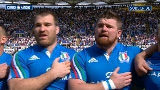 Italian National Anthem  Italy v England 15th March 2014 [upl. by Adnohral941]