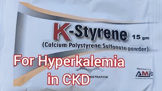 KStyrene Calcium Polystyrene Sulfonate in the Treatment of Hyperkalemia in Chronic Kidney Disease [upl. by Alexei]