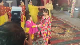 Goriyan pairaaa dee bich chandi diyan chanjraa  Punjabi song  viral video wedding dance [upl. by Houser]