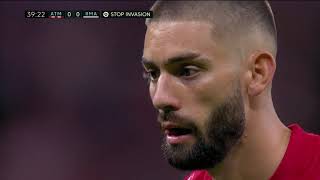 Yannick Carrasco gives Atletico Madrid the lead in the Madrid derby  ESPN FC [upl. by Kreager387]