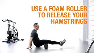 Wellness Wednesday Use a foam roller to release your hamstrings [upl. by Naihr]