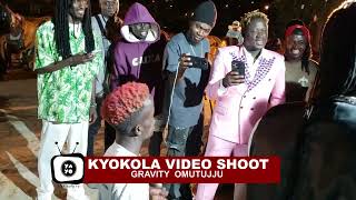 Kyokolo Gravity omutujju video shoot  behind the scenes enkola ya video gravityomutujju [upl. by Hooke]