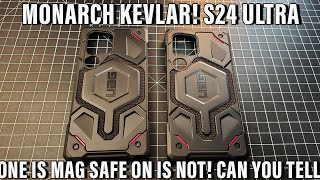 Samsung Galaxy S24 Ultra UAG Monarch Kevlar Mag Version [upl. by Euqinommod]