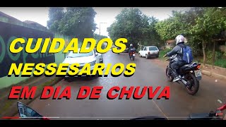 COMO ANDAR DE MOTO NA CHUVA SEM DERRAPAR DICAS PARA INICIANTES [upl. by Nyladnek]