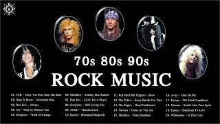 70s 80s 90s Rock Playlist  Best Rock Songs Of 70s 80s 90s [upl. by Spiro782]