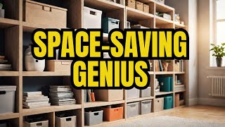 STOP Wasting Space 20 Genius Storage Hacks to Maximize Your Space [upl. by Aihsenod]