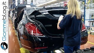 Mercedes S Class LUXURY CAR FACTORY  How to make Manufactory ASSEMBLY [upl. by Adlei]