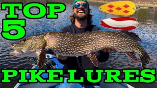 5 Lures Every Pike Angler NEEDS in Their Tackle Box  Top Lures for BIG Pike [upl. by Doreen156]