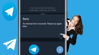 Fix an internal error occurred please try again telegram  telegram login problem an internal error [upl. by Anihpesoj135]