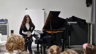 Sophias PIANO RECITAL in Czech music school [upl. by Shelia]