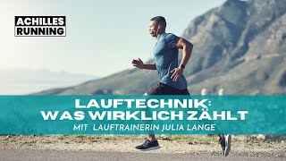 Lauftechnik Was wirklich zählt  ACHILLES RUNNING Podcast [upl. by Artsa589]