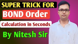 Super Trick For Bond Order ll bond study [upl. by Ecinrev]