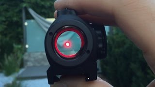 Aimpoint Micro H1 Leuchtpunktvisier [upl. by Annaierb]