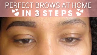 How To Do PERFECT EYEBROWS AT HOME MAJOR KEY [upl. by Avehs]