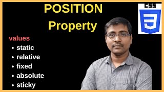 POSITION IN CSS  POSITION PROPERTY  STATIC  RELATIVE  FIXED  ABSOLUTE  STICKY CSS [upl. by Battiste778]