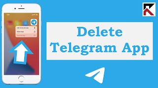 How To Delete Telegram App On iPhone [upl. by Elana288]