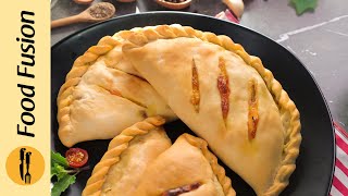 Cheesy Steak Calzone Recipe by Food Fusion [upl. by Kan]