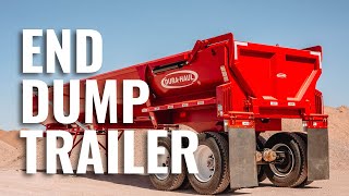 When the job gets tough DuraHaul End Dump trailer rises to the challenge wwwdurahaulcom [upl. by Curry]