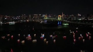 TIMELAPSE VIEW FROM FUJI TVs quotHACHITAMAquot SPHERE 【Fuji TV Official】 [upl. by Ariik]