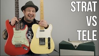 Telecaster vs Stratocaster  Which Guitar Do You like More [upl. by Ahseyt900]