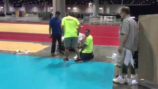 Taraflex Installation at AAU Championships [upl. by Buford207]