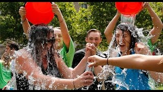 Pete Frates parents lead Boston in mass IceBucketChallenge [upl. by Airamat]