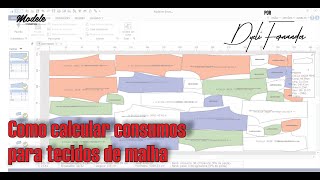 Como calcular consumo para tecidos de malha [upl. by Ahsenav]