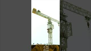 How Its Made  Assembling a Tower Crane shorts tiktok towercrane [upl. by Pinkham]