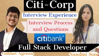 Citibank Interview Experience  Interview Process and Questions of Citi Corp  Citibank Interview [upl. by Granger]