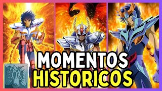 10 Momentos Históricos Sobre IKKI DE FENIX Los caballeros del zodiaco [upl. by Duleba512]