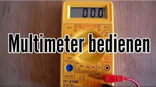 Anleitung Multimeter  Multimeter einstellen  Tutorial Multimeter bedienen [upl. by Ubald381]