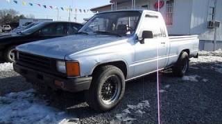 1987 Toyota Pickup Hilux Start Up Exhaust and In Depth Tour [upl. by Anelagna]