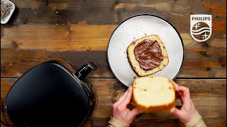 Rezept für Panettone mit NussNougatKern aus dem Philips Airfryer [upl. by Tammi]