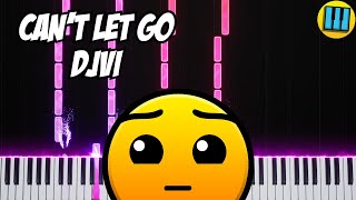 DJVI  Cant Let Go  Piano Tutorial [upl. by Alvinia]