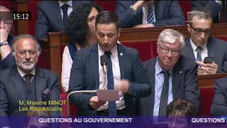 Limitation de vitesse à 80 kmh  Maxime Minot interroge le gouvernement [upl. by Tolkan]