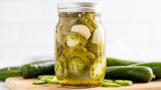 How to Make Pickled Jalapenos  The Stay At Home Chef [upl. by Ardnosac884]