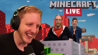 Philza watches the WEIRDEST Minecraft Live 2023 [upl. by Dimmick532]